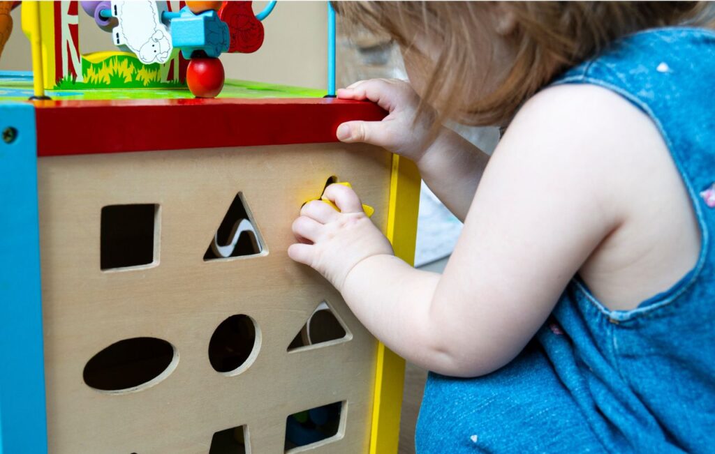 Shape Sorters are a great Montessori toy for 4 year olds