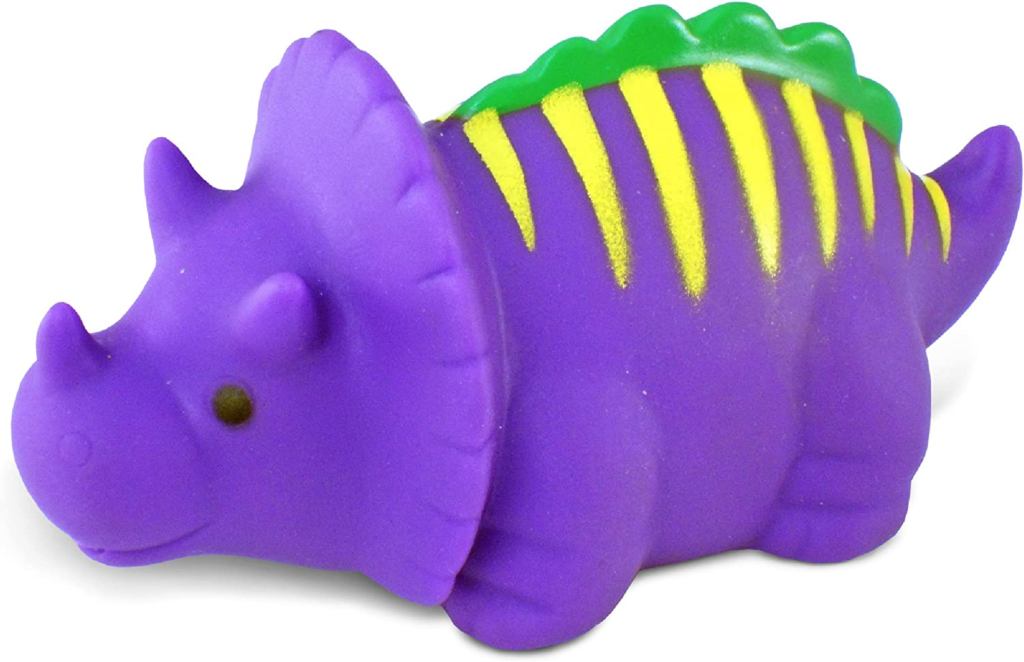 Squirting dinosaur bath toy